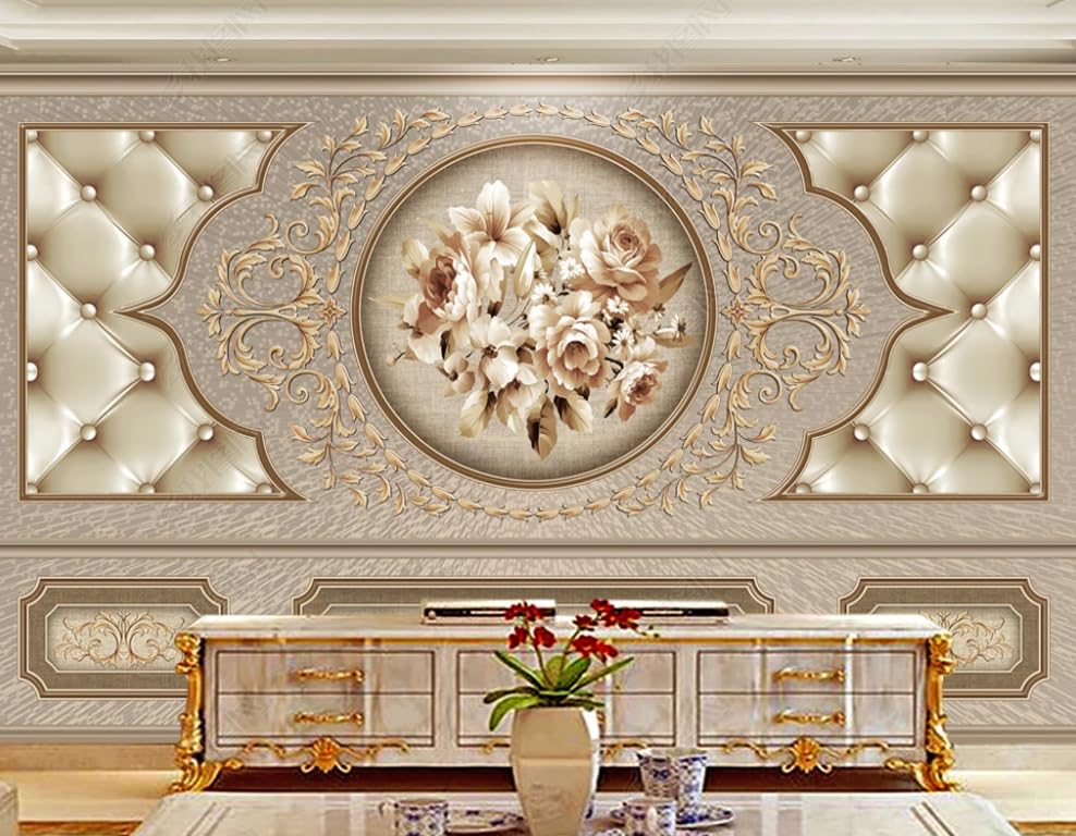 Papier peint intissé pour masquer un grand mur nu de salon ou de restaurant 400x280