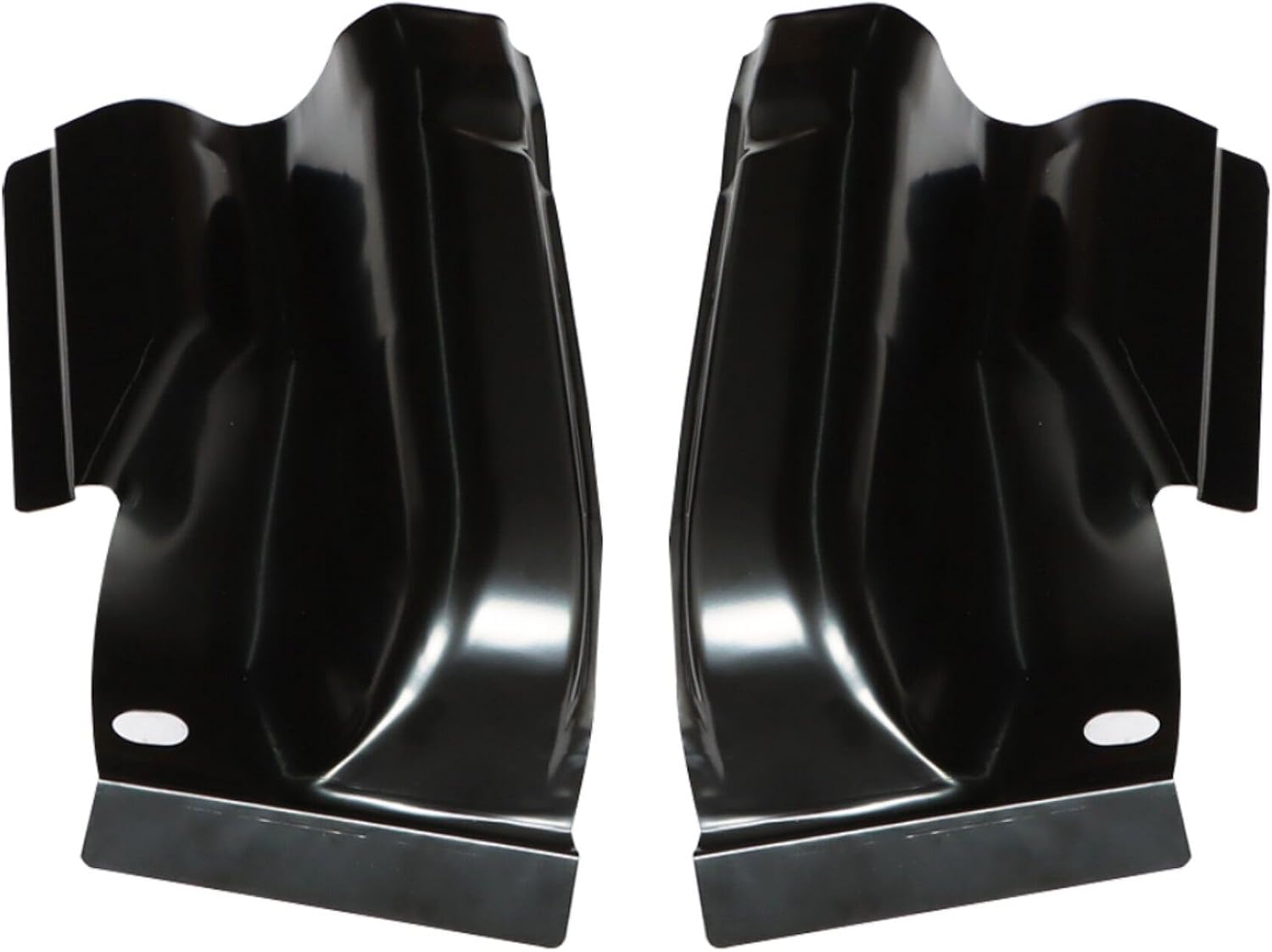 Silscvtt 2Pcs Black Pickup Truck Metal Corners Replacement for 2009-2014 F150 4 Door