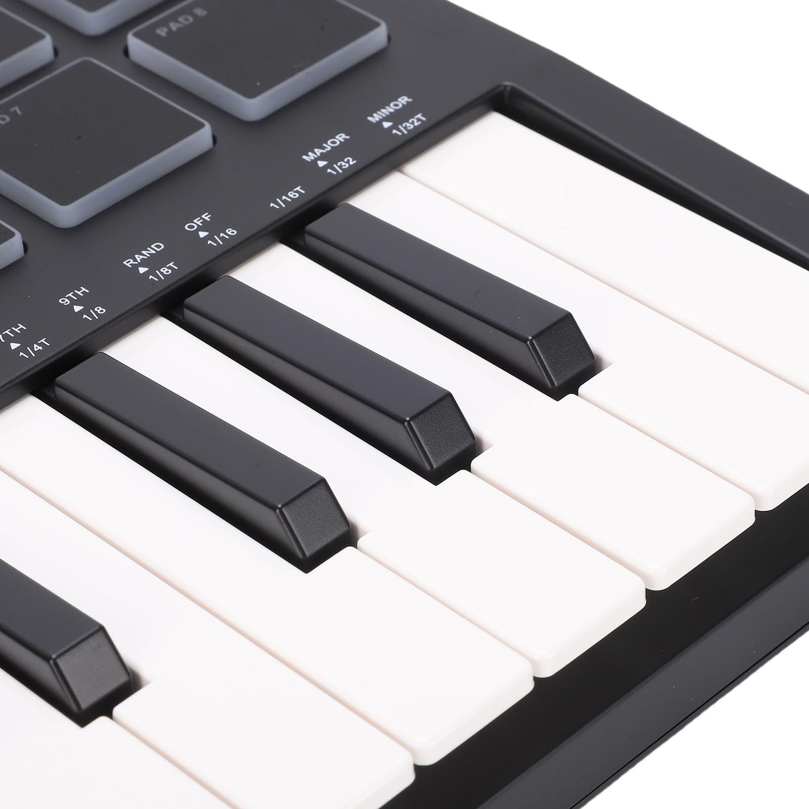 Controller Ad Alta sensibilità per Tastiera MIDI a 25 Tasti con Pad e Manopole RGB per Musicisti e Produttori Design Portatile