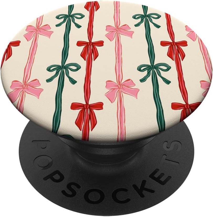 Bows Pattern PopSockets PopWallet for MagSafe
