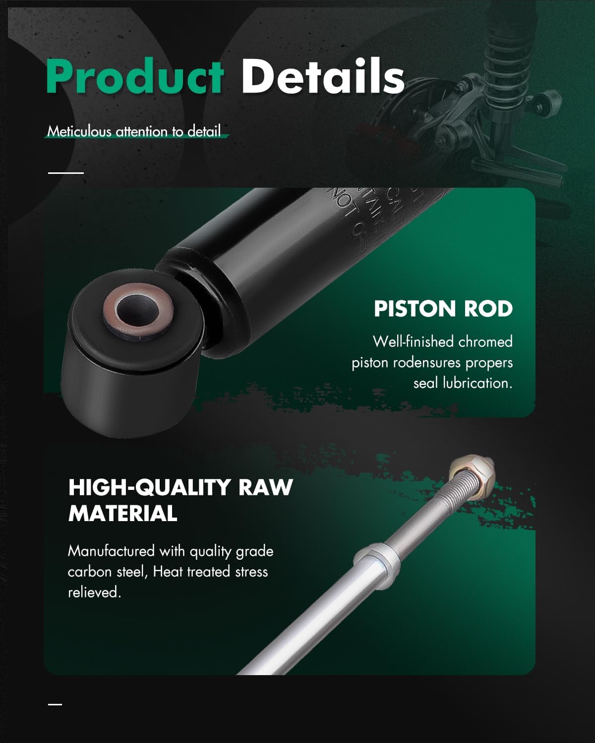 Shocks, SCITOO Rear Gas Struts Shock Absorbers fit 2000 2001 2002 2003 2004 2005 2006 for Nissan Sentra Compatible with 341279 71312 Set of 2