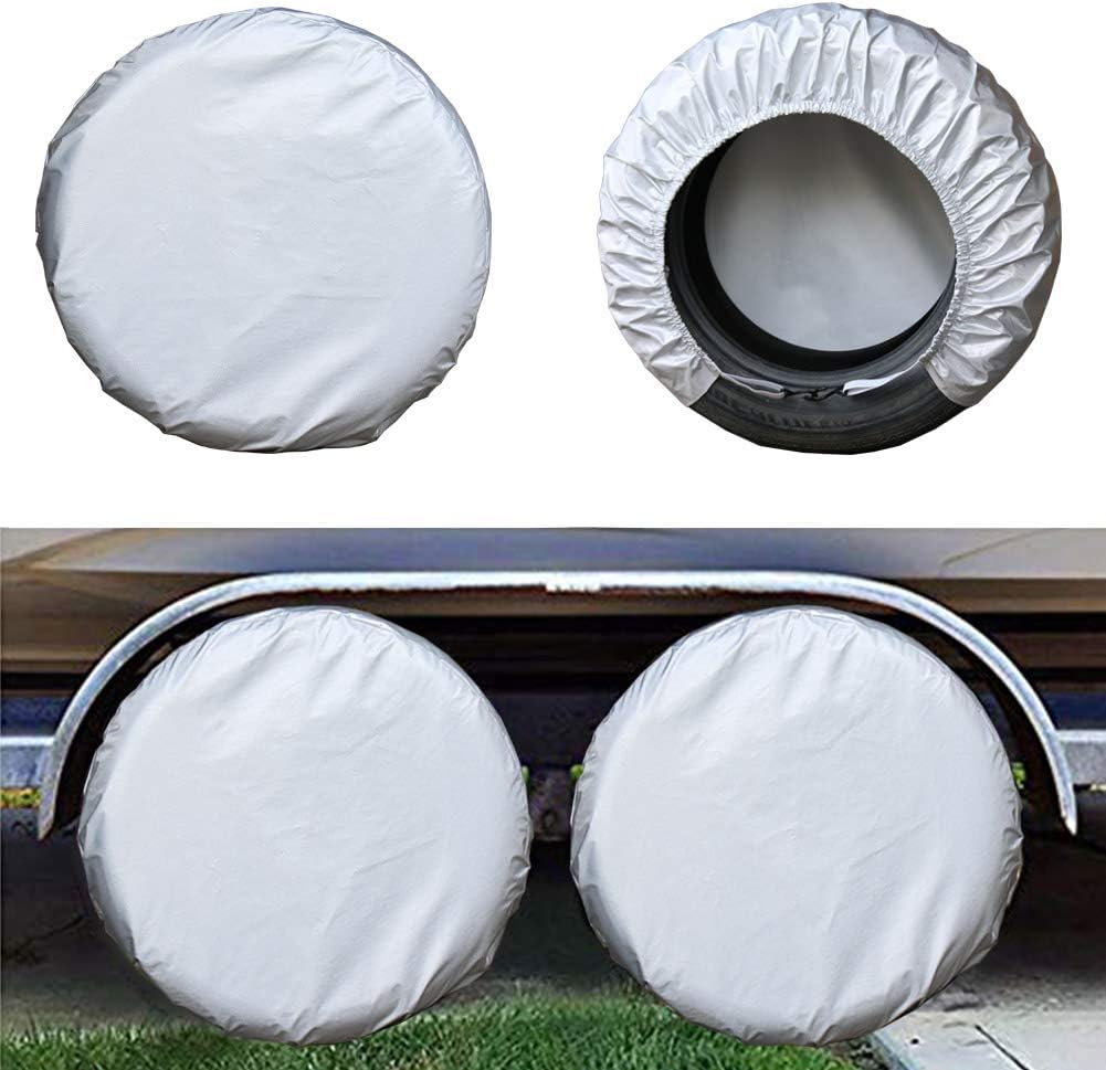 kayme Four Layers Tire Covers Set of 4 for Rv Travel