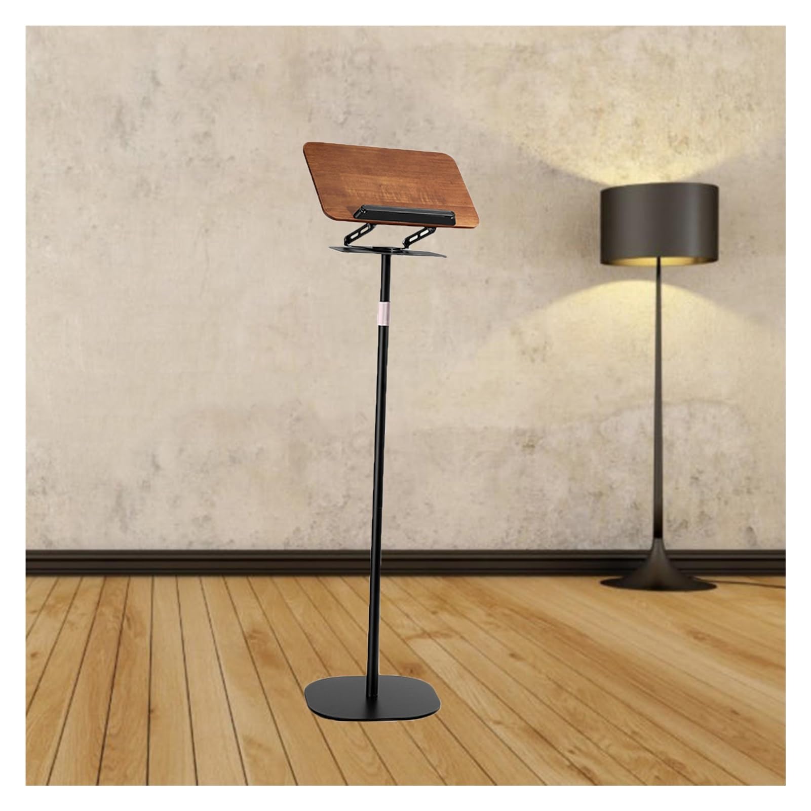 Soporte vertical de lectura de madera maciza contra el dolor cervical 7