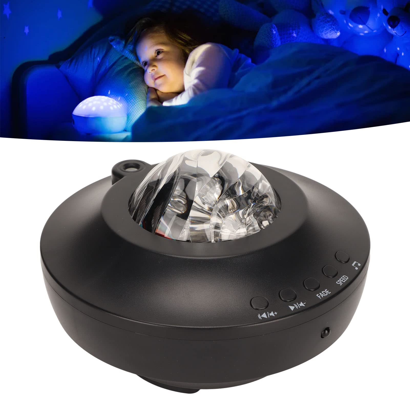 Zunate Proiettore Star con Altoparlante Bluetooth |Macchina per il Rumore