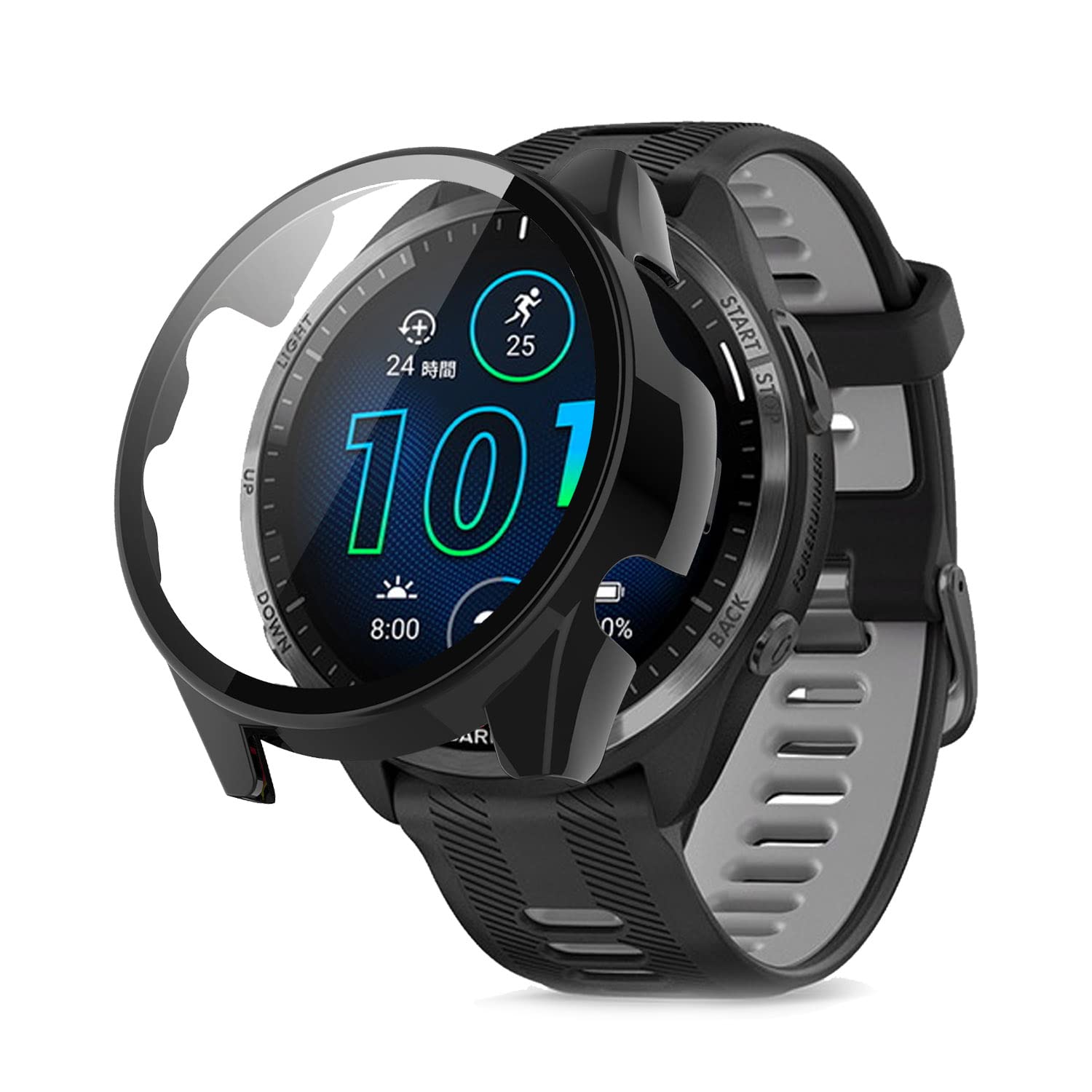 Amazon.co.jp: Garmin(ガーミン) Forerunner 965 対応 ケース 保護