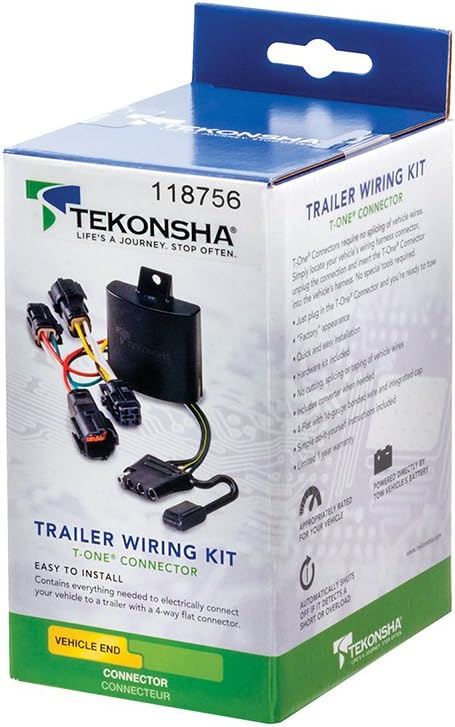 Tekonsha T-One T-Connector Harness product packaging