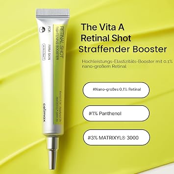 celimax The Vita A Retinal Shot Tightening Booster Firming Anti-Wrinkle Serum Instant Effect for Face Against Wrinkles and Wrinkles Anti-Ageing Korean Skincare 15 ml