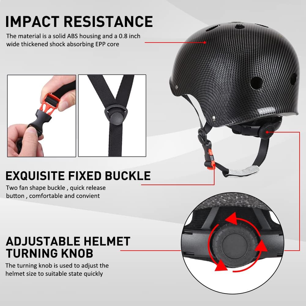 JBM Adult Skateboarding Protective Gear, Adult Helmet and Pads Youth Skateboard Helmet and Pads Adult Knee Pads Elbow Pads Protection for Skateboarding, Inline Skates, Roller Skates and Scooter : Sports & Outdoors