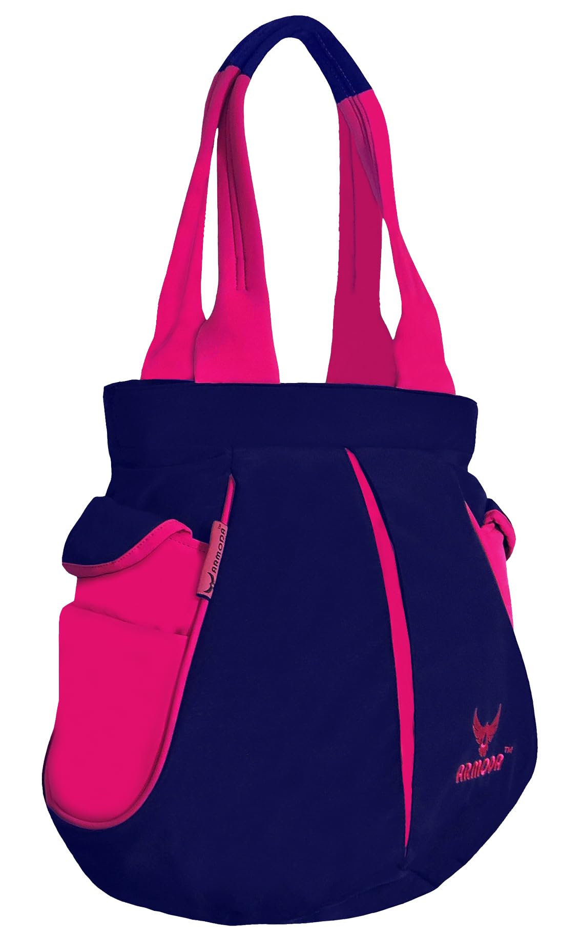 ARMODA Women Multipurpose Shoulder And Shoulder Tote Bag (Blue & Pink) (B09QCTSD54) Amazon Price History, Amazon Price Tracker