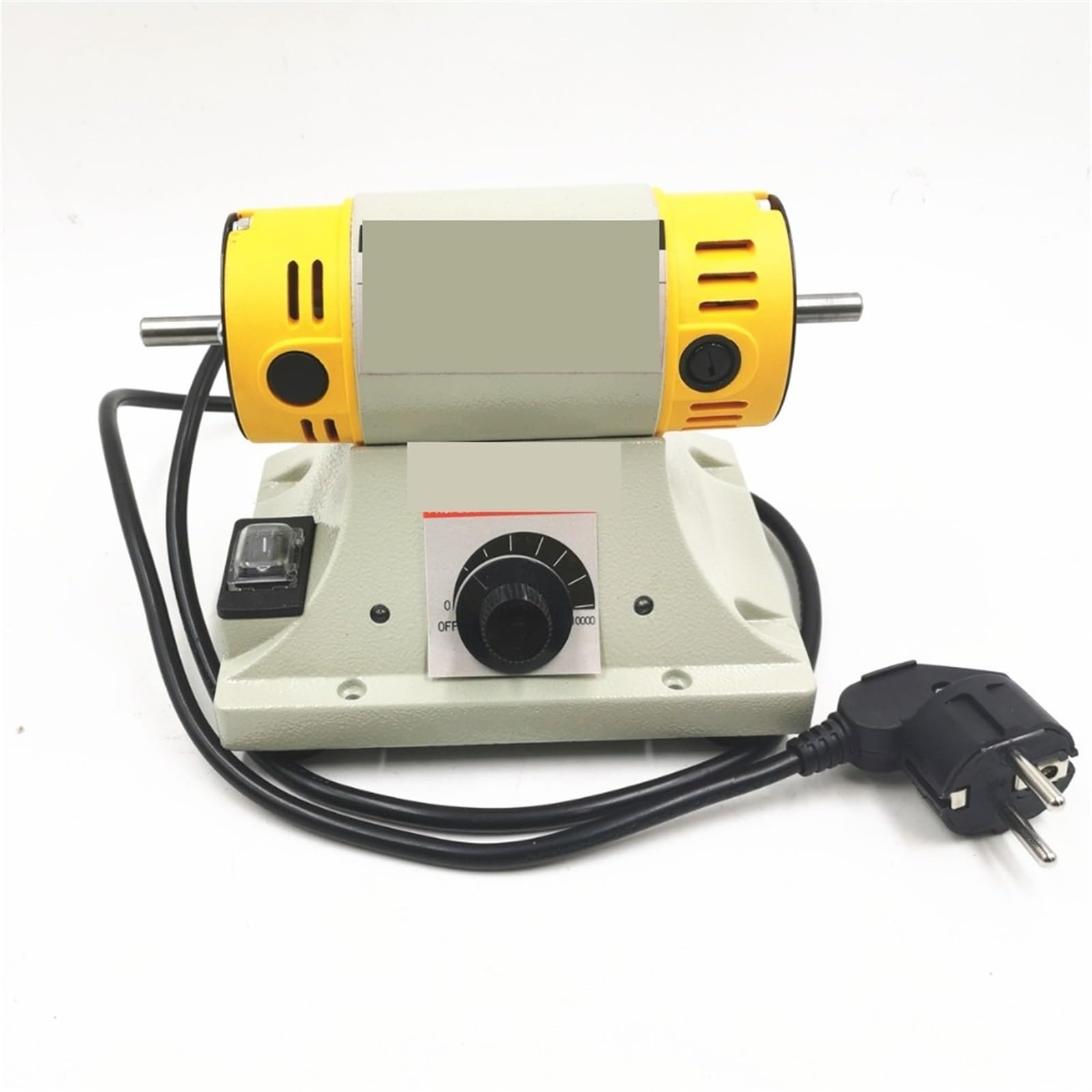 Lucidatrice for pietre 350W Lavorazione del legno fai-da-te Giada Gioielli Dentale Tornio Macchina for la molatura Utensili for levigatura,Basse Vibrazioni(Upgrade)