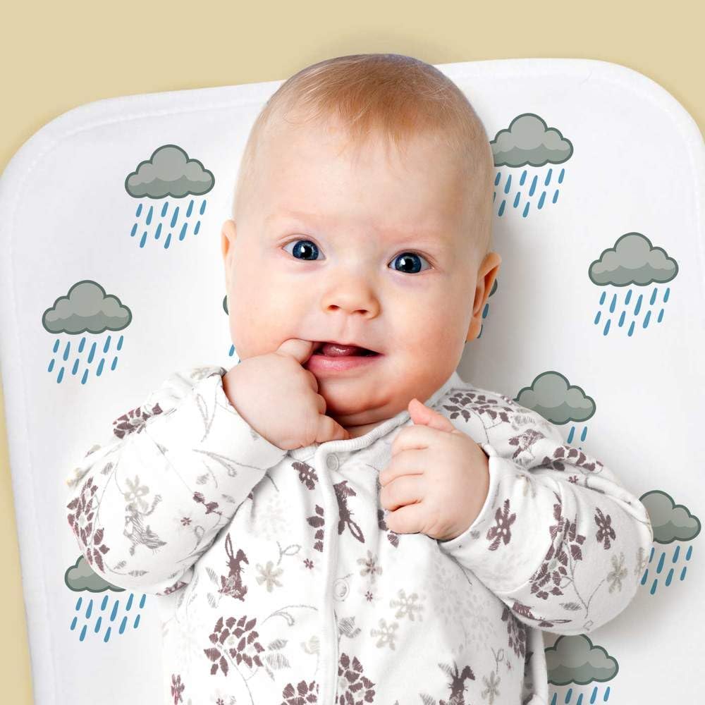 Azeeda 'Rain Cloud' Baby Burp/Wash Cloth (BC00035537)