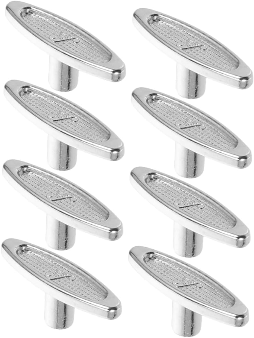 Mikinona 8pcs Music Box Parts Windup Music Box Movement Key Replacement Key Metal Winder Diy Accessory Kit
