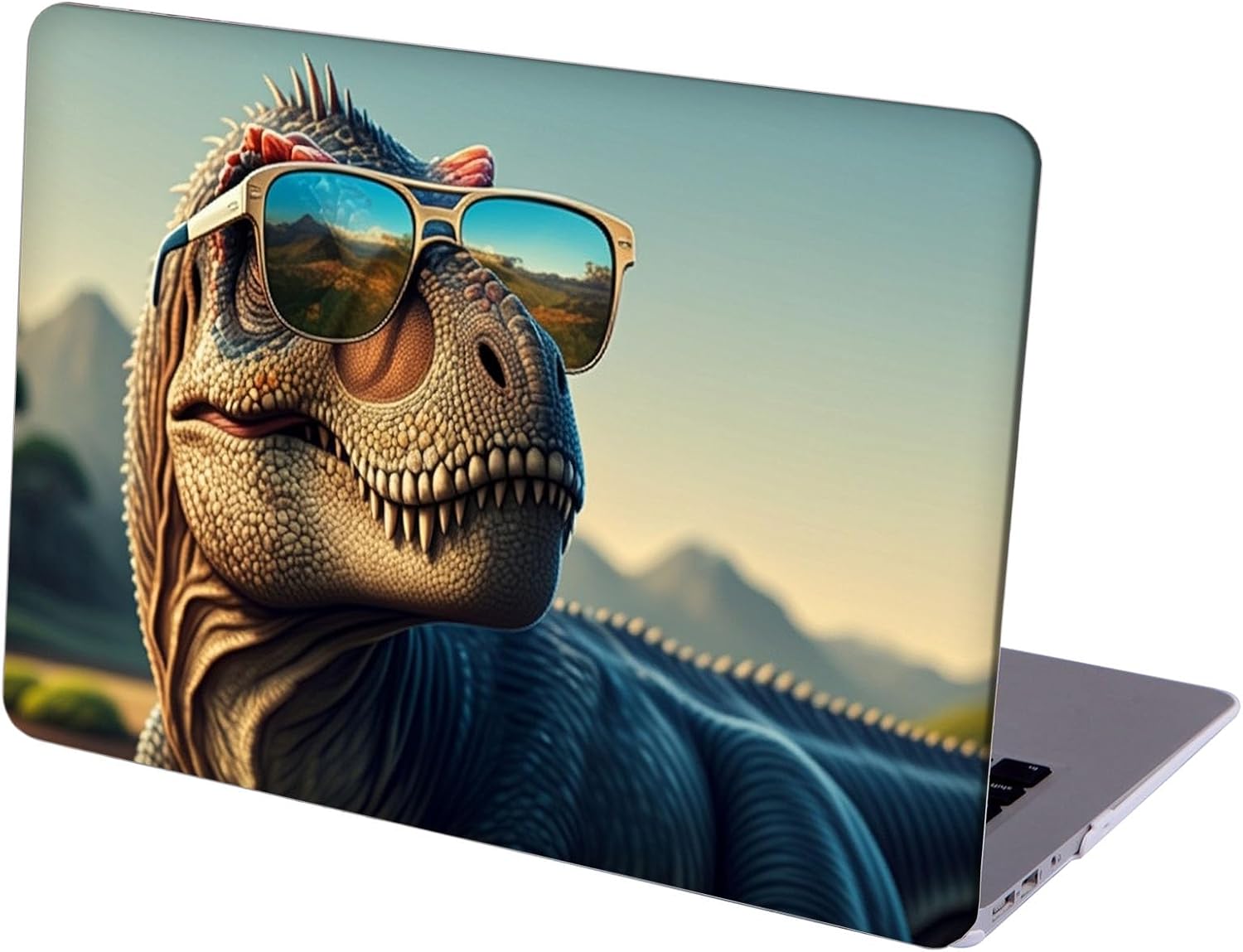 Compatible with MacBook Neo 13-inch, Hard Shell Case with Keyboard Cover and Screen Protector (A3404 A18 Pro chip, 2026 Release) - Dinosaurs MC23007