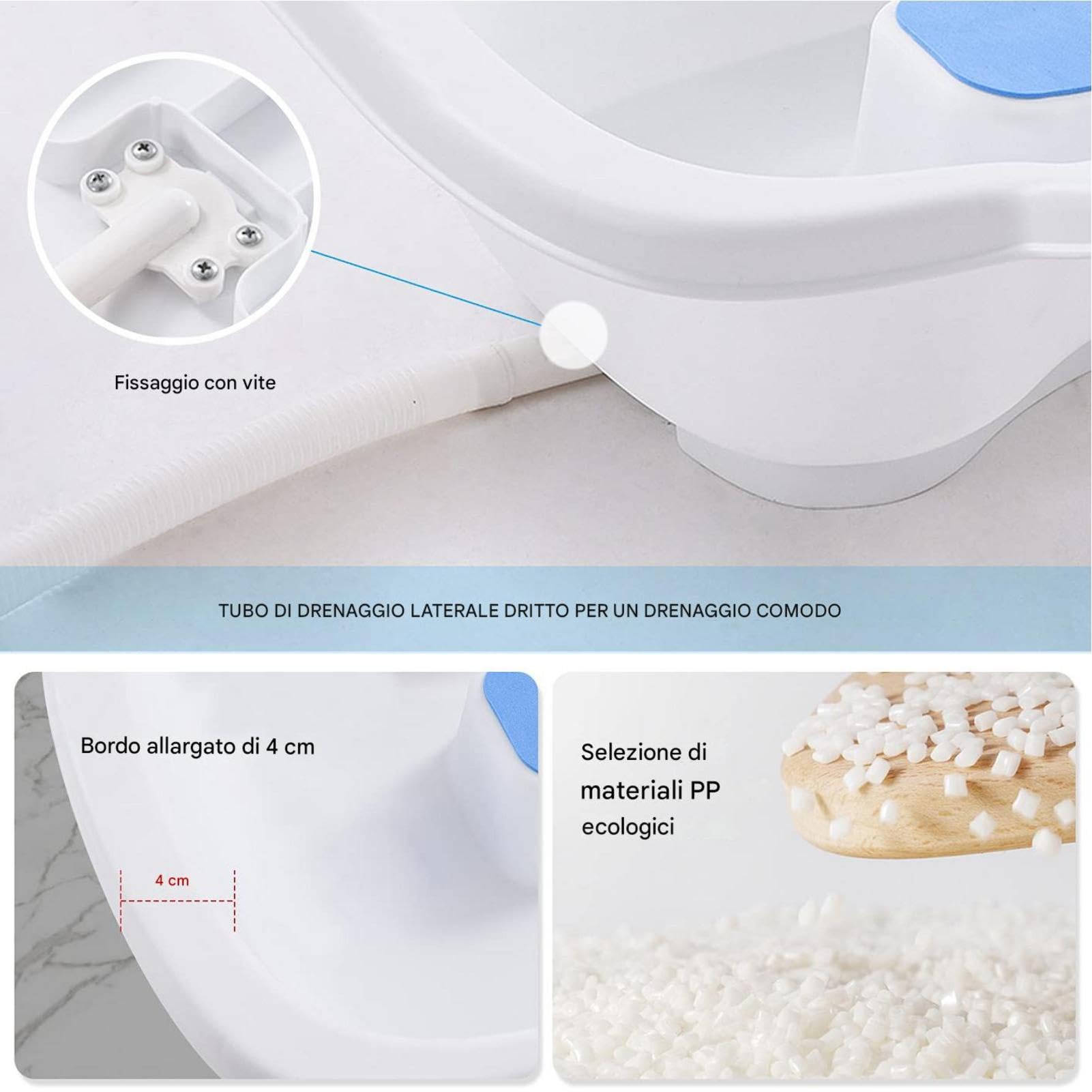 Haarwaschbecken | Komfortable tragbare ergonomische Waschstation | für das Badezimmer, Tiefenwäsche für Kinder, Zuhause, Salon, Behinderte