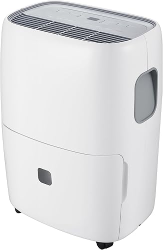 Miniatura 13 de Whirlpool Energy Star - Deshumidificador portátil de 50 pintas con bomba integrada, apagado automático y temporizador, deshumidificador para el