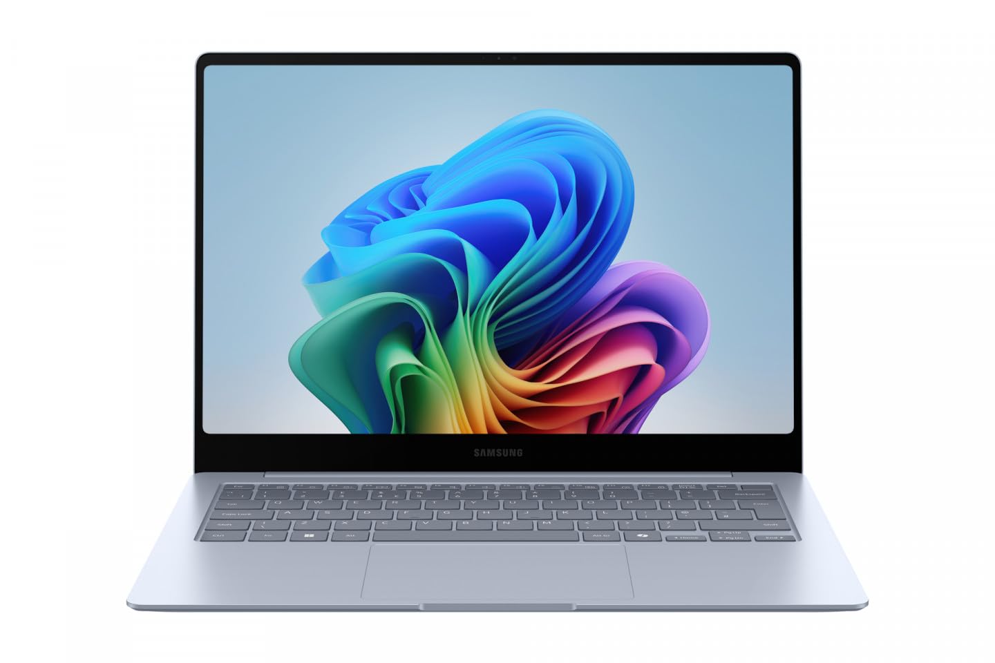 Samsung Galaxy Book4 Edge Laptop mit KI, 14 Zoll, Copilot+ PC, Snapdragon X Elite X1E-80-100, 16 GB Speicher, 512 GB Speicher, Grau