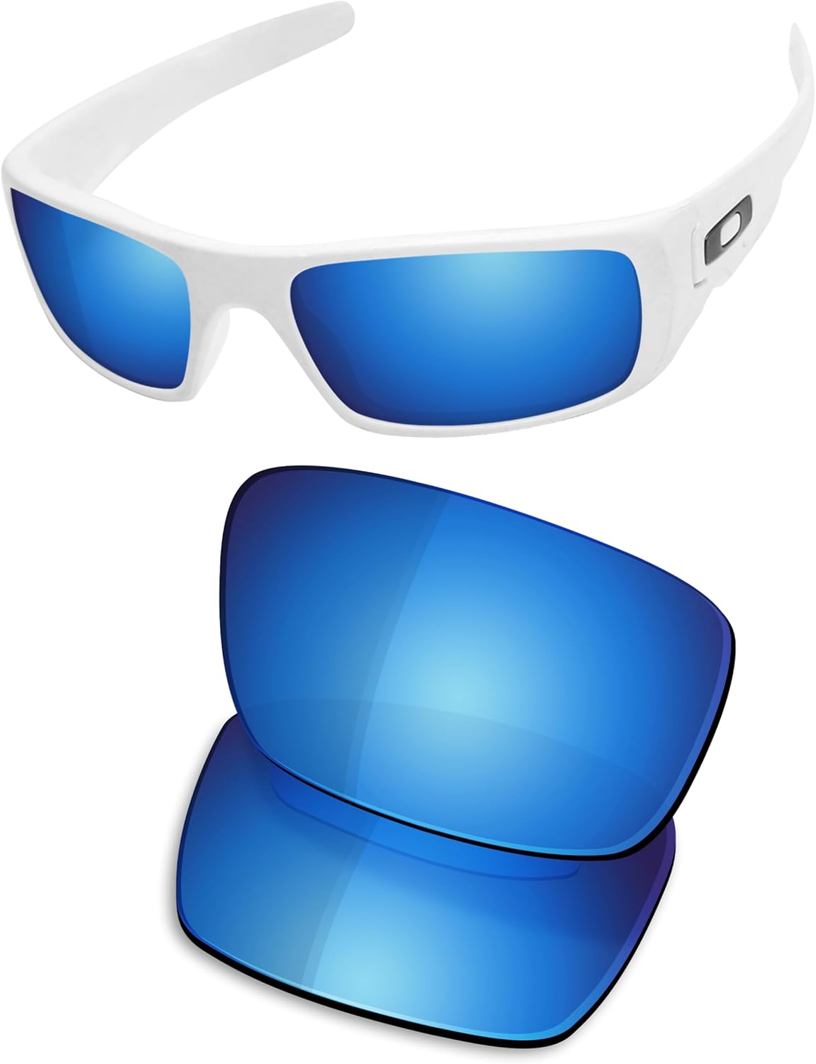 OSharp Replacement Lenses for Oakley Crankshaft OO9239-60mm Sunglasses - HD Polarized, Mirrored, UV Protection