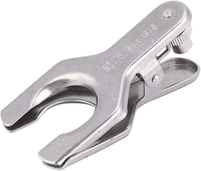 Yuecoom Spherical Pinch Clamp, Stainless Steel Lab Clamp