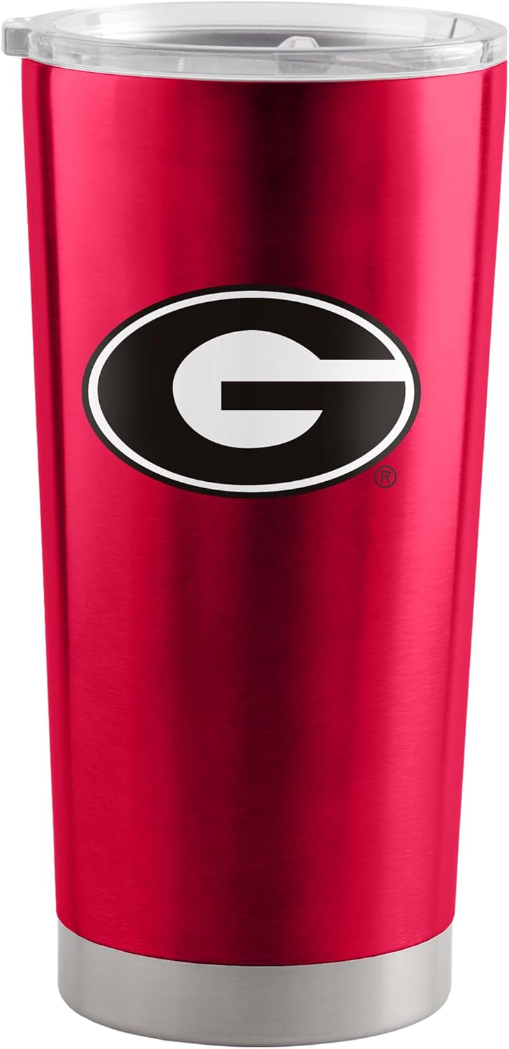 Logo Brands 20 oz Powder Coat Tumbler- Insulated Tumbler with Lid for Water, Iced Tea or Coffee, Smoothie and More