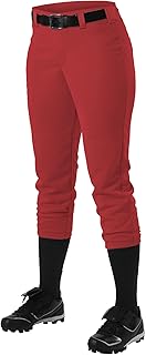 Athletic Girls Fast Pitch Softball Belt Loop Pants Pantalón niñas
