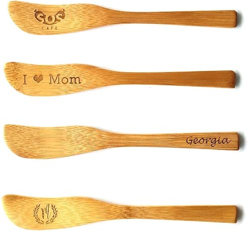 awerise personalizado madera Queso Spreader Custom de untar mantequilla cuchillo Jelly Spreader