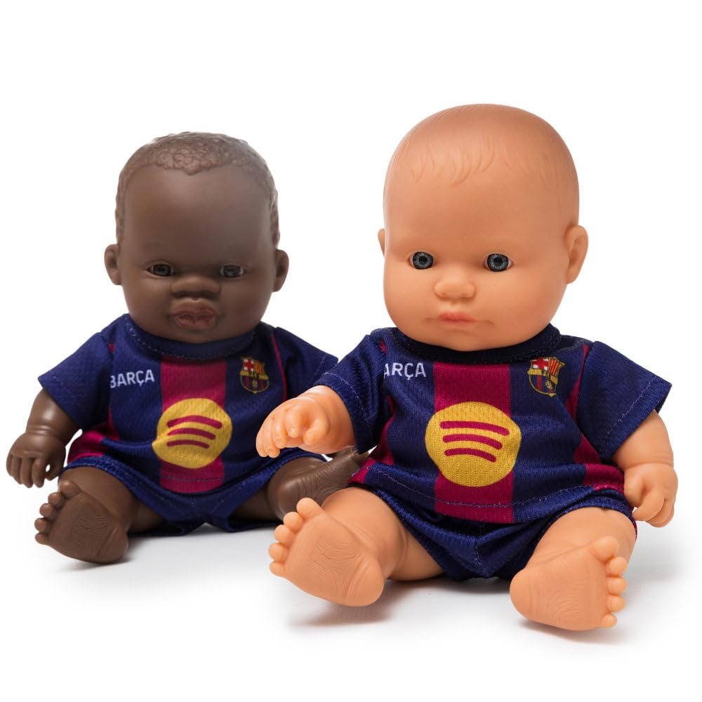 Miniland FC Barcelona Doll 21 cm with Official Blaugrana Kit, Articulated and Collectible Barça Football Doll - Image 4