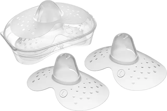 Pezoneras de Silicona MAM SkinSoft para Bebé - Pack 2 uds Talla L - Bico Amamentação