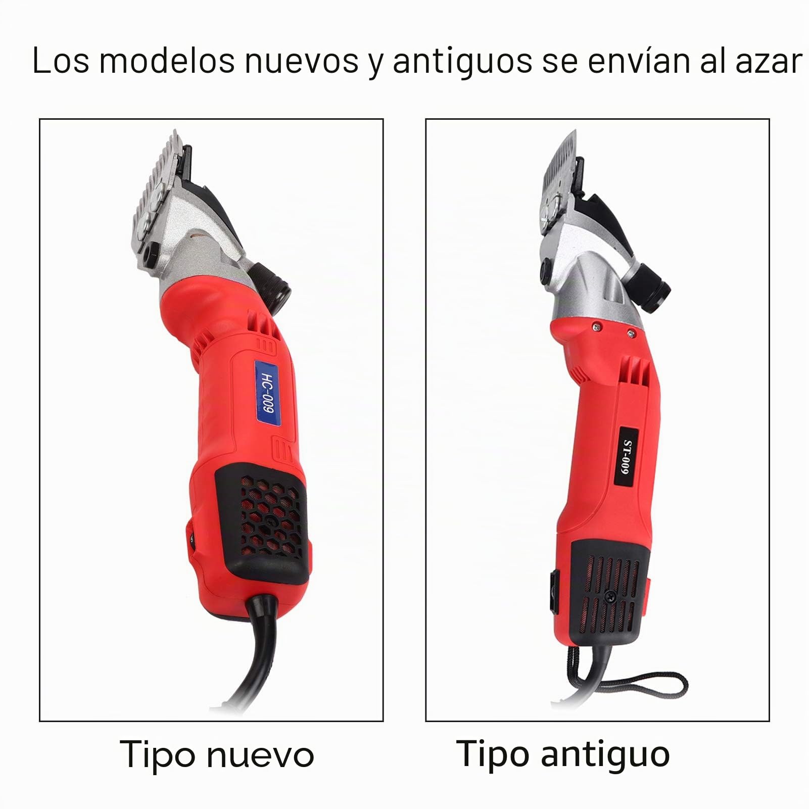 YECK Kit de Aseo, Cortapelos Eléctrico Profesional de 500 W para Ovejas para Afeitar Lana de Piel en Ovejas Cabras, Ganado para Corte de Pelo de Animales(Enchufe de la UE)