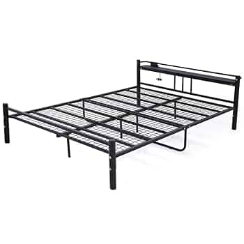 Amazon｜LOWYA ロウヤ ベッド ベッドフレーム パイプベッド 宮