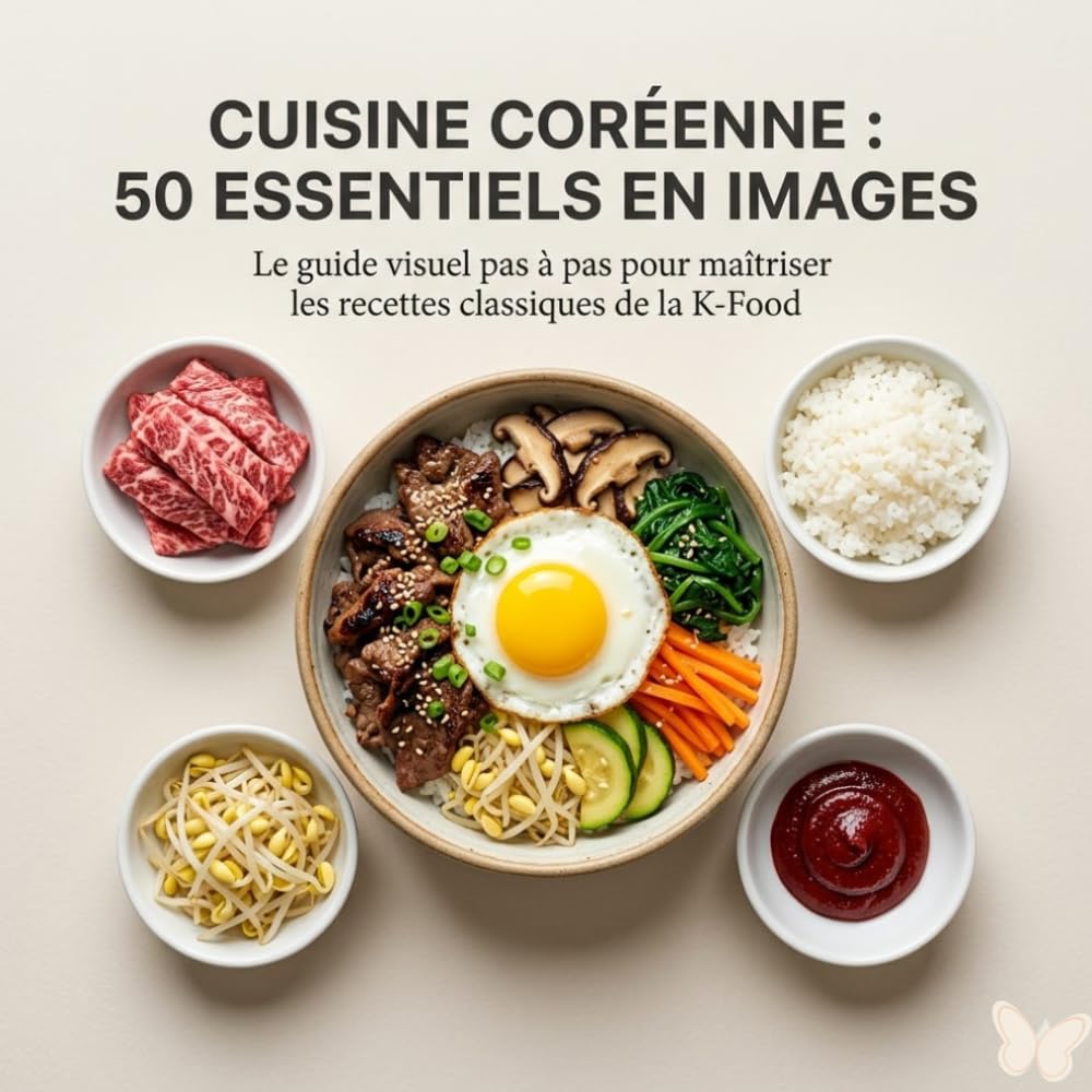 Cuisine Coréenne : 50 Essentiels en Images: Le guide visuel pas à pas pour maîtriser les recettes classiques de la K-Food.