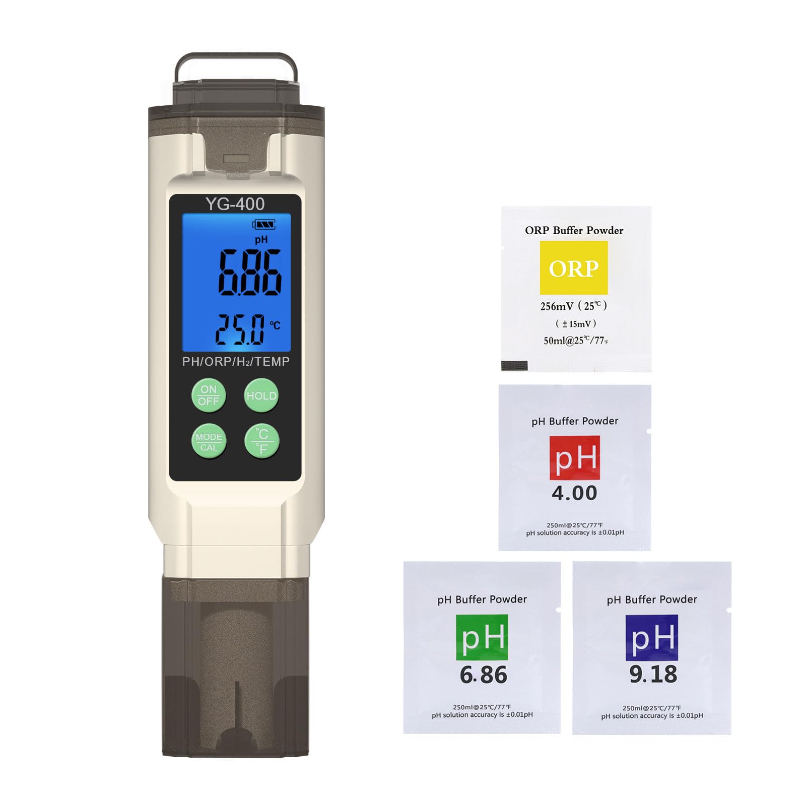 Buxuaaaa Quadruple Water Tester With Lighting For H Temperature Measurement In Aquariums Pools Laboratories Laboratory Meter Tool
