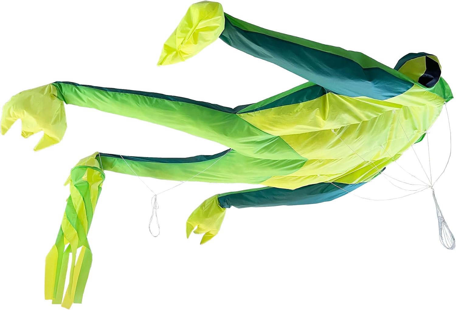 3D Soft Giant Frog Kite, 66.93 x 85.04 Inches for Adults Beginners | Easy-fly giant kite suitable for adults and kite beginners; Ideal outdoor accessory for beach, lawn, park and camping trips
