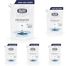 Neutro Roberts Sapone Liquido Ecopouch Idratante Con Glicerina, Ricarica Ecologica di Sapone Liquido per Le Mani, Dermatologicamente Testato, Senza Sapone, Flacone da 400 ml (Confezione da 5)