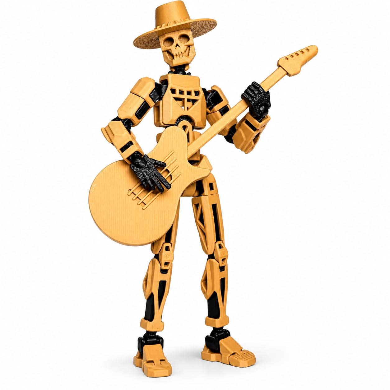 Amazon.com: JoriBoBo T13 Skeleton Cowboy Guitarist, Poseable