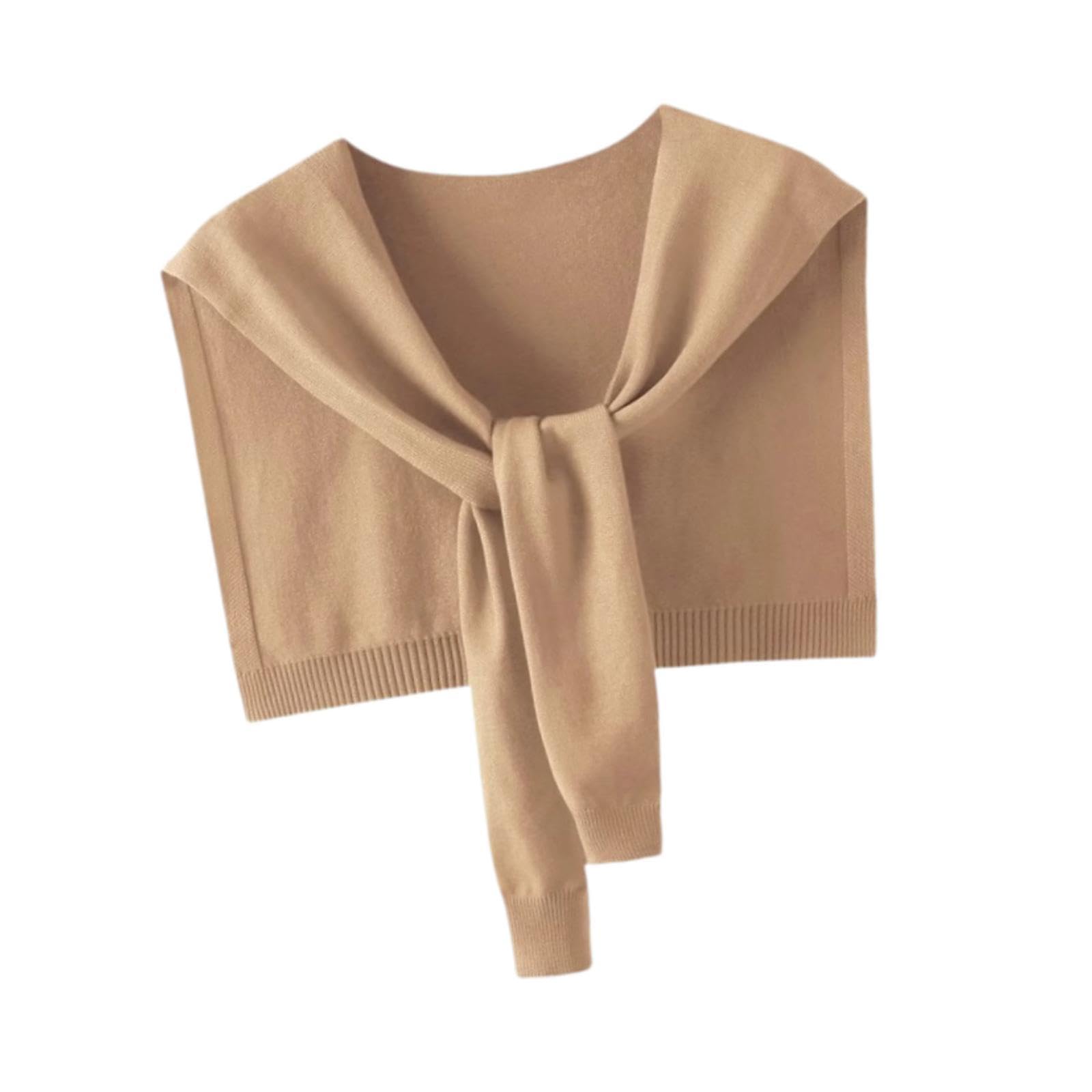 Sweater Shawl Wraps for Women Accessories Casual Stylish Travel Casual Scarf Brown-image-3