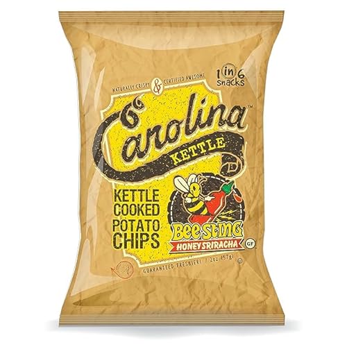 Carolina Kettle Honey Sriracha Potato Chips (20x2oz)