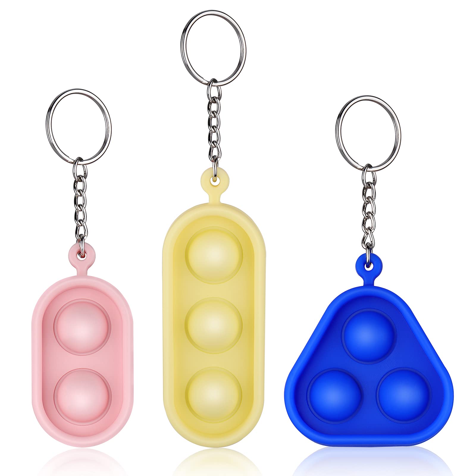 Buy 3 Packs Fidget Toys,Simple Dimple Fidget Toy Set, Mini Pop It