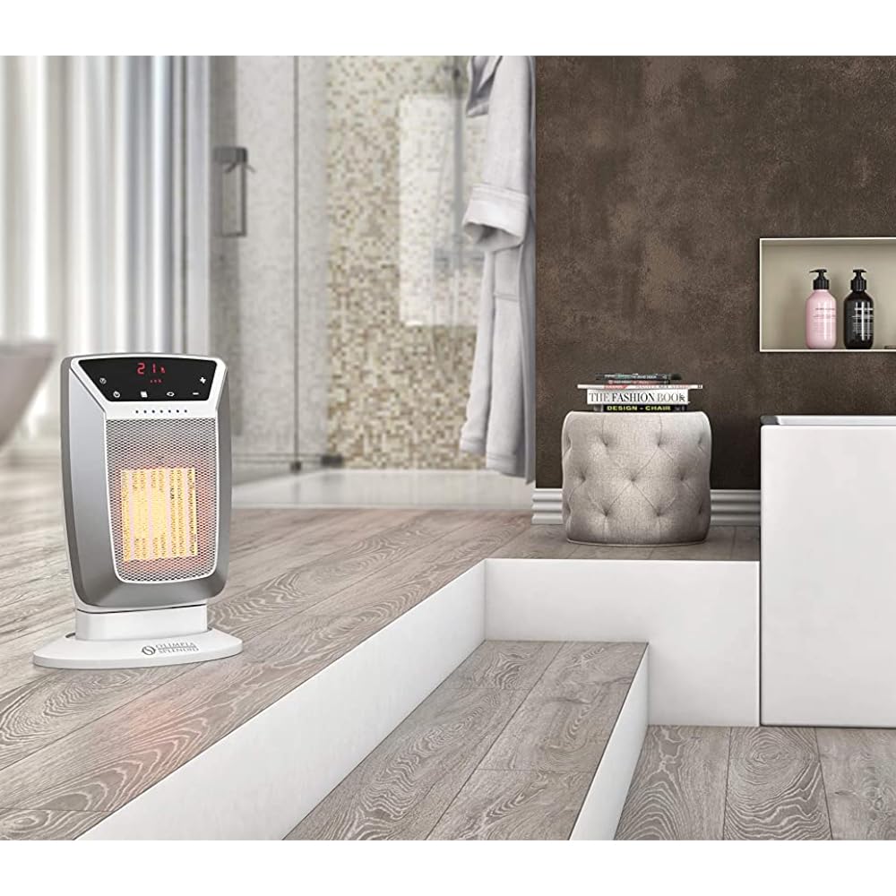 Olimpia Splendid 99449 Caldostile D Termoventilatore Ceramico 2000 W con Timer, Telecomando e Oscillazione 90°
