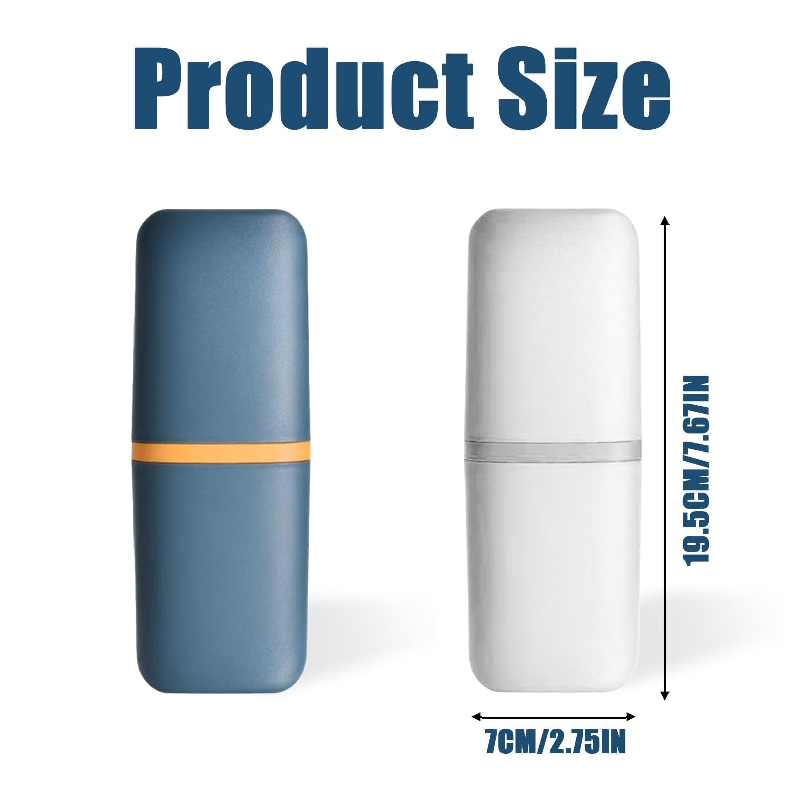 2 PCS Toothbrush Case, Toothbrush Travel Case, Travel Toothbrush Holder - Image 2