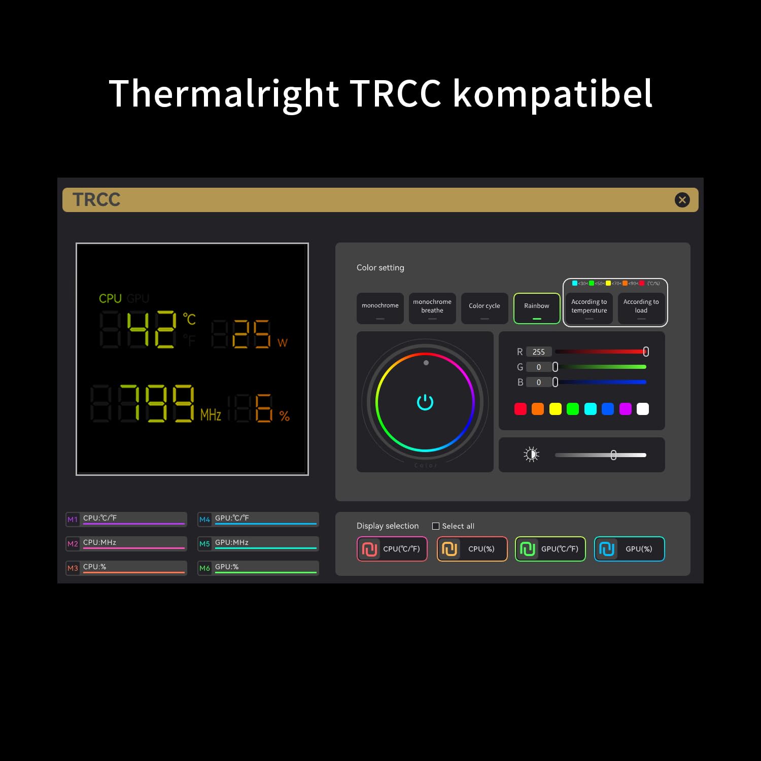 Thermalright Phantom Spirit 120 Digital SNOW CPU chłodnica powietrza, 7 heat pipes CPU, wentylator Dual 120 mm PWM, Digital Screen Top Cover, do AM4/AM5/Intel LGA1700/1851/1150/1151/1200, chłodzenie