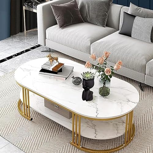 Image of Coffee Table Centre Table (White Gold 2TR)