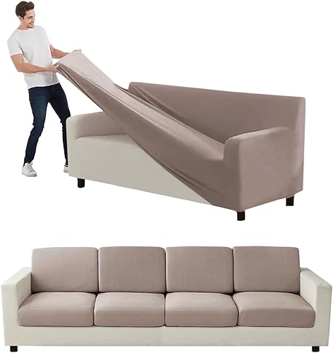 Miniatura 126 de Funda para Sofá de Terciopelo, Fundas Elásticas para Sofá para Funda Principal Separada/Respaldos y Cojines de Asiento, Funda para Sofá, para Fundas