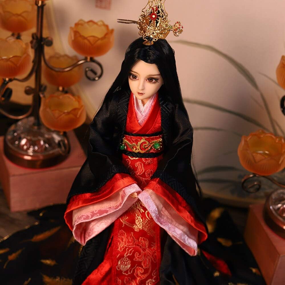 特別セーフ R68 BJD 1 3 ドール 衣装 中華風 漢服 3点セット