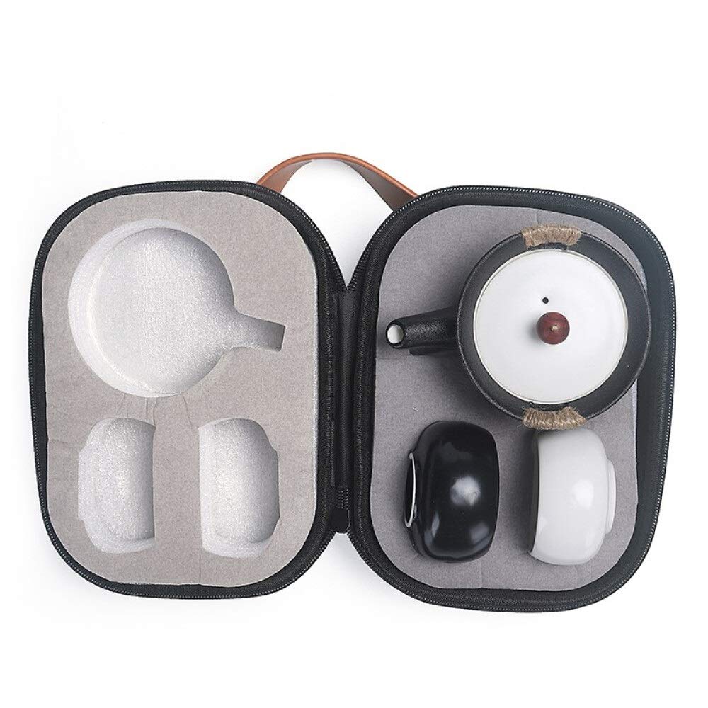 crude tao gongfu tea set a pot of tea cups travel cup pot quik cup clutch capsule zen travel