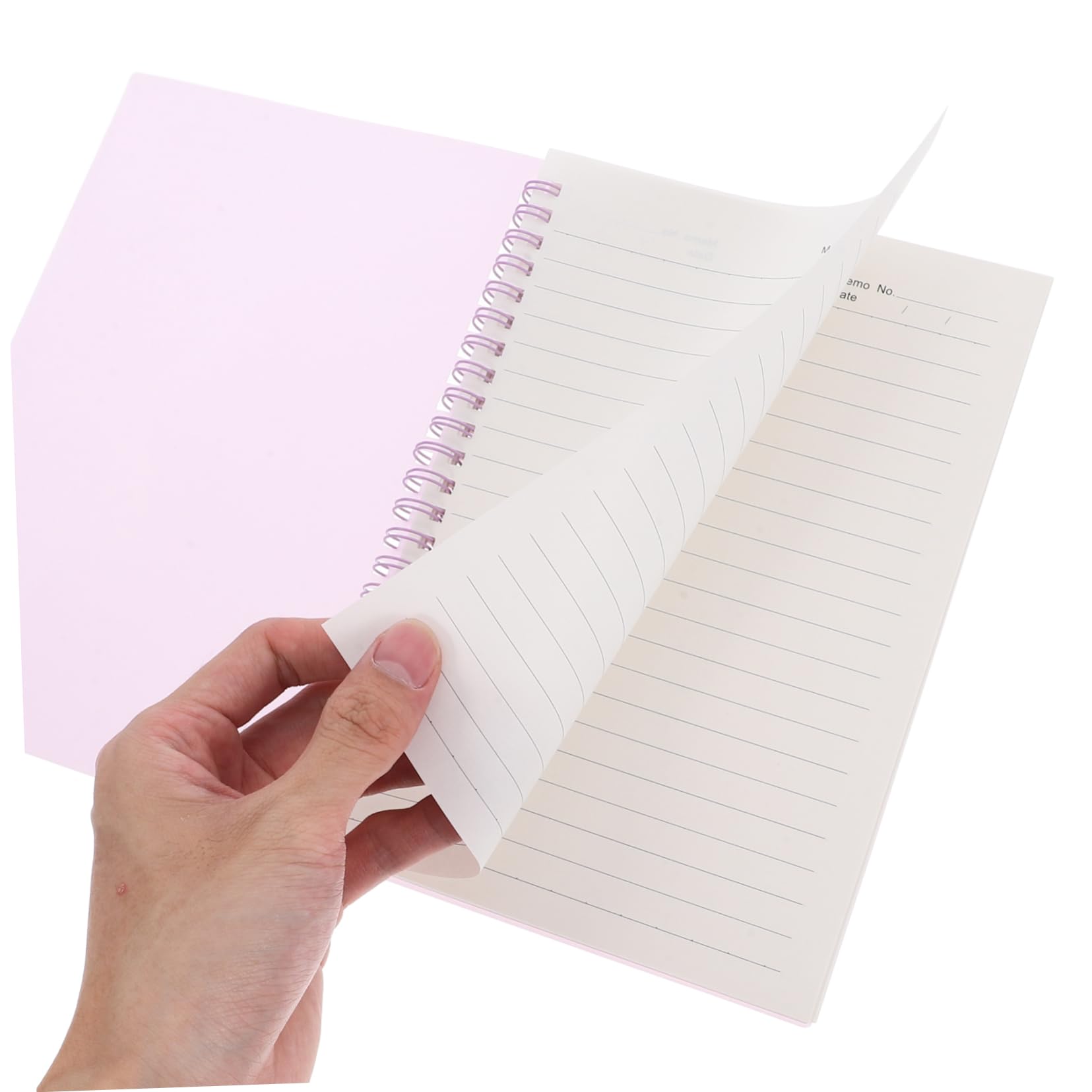 5 Stück Spiral Notizbuch A5 Kariert 80 Seiten Liniertes Schreibheft mit Spiralbindung Stabiles Deckblatt für Schule und Büro
