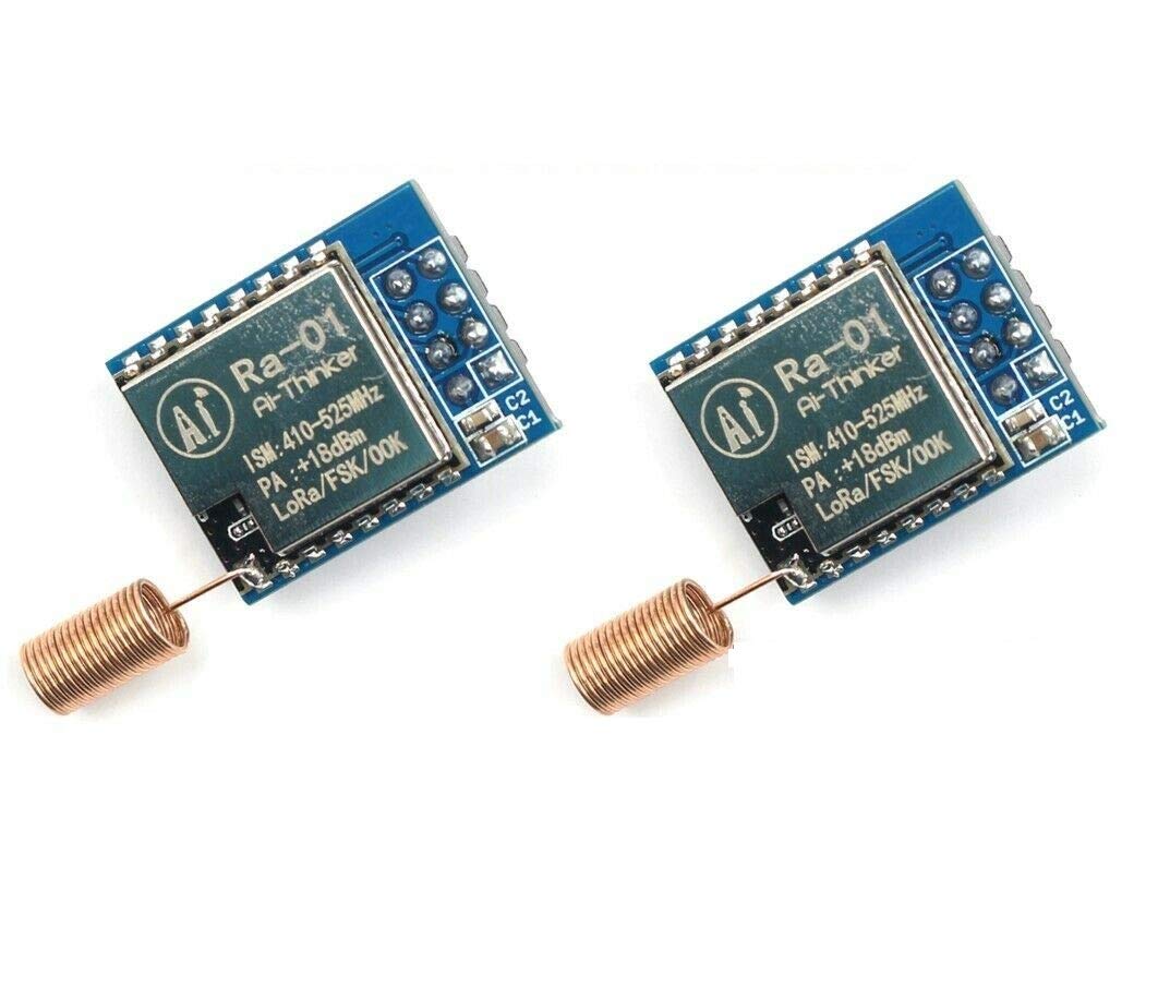 2 uds ra-01 Lora sx1278 433mhz ra01 Toma de transmisión inalámbrica de Espectro extendido