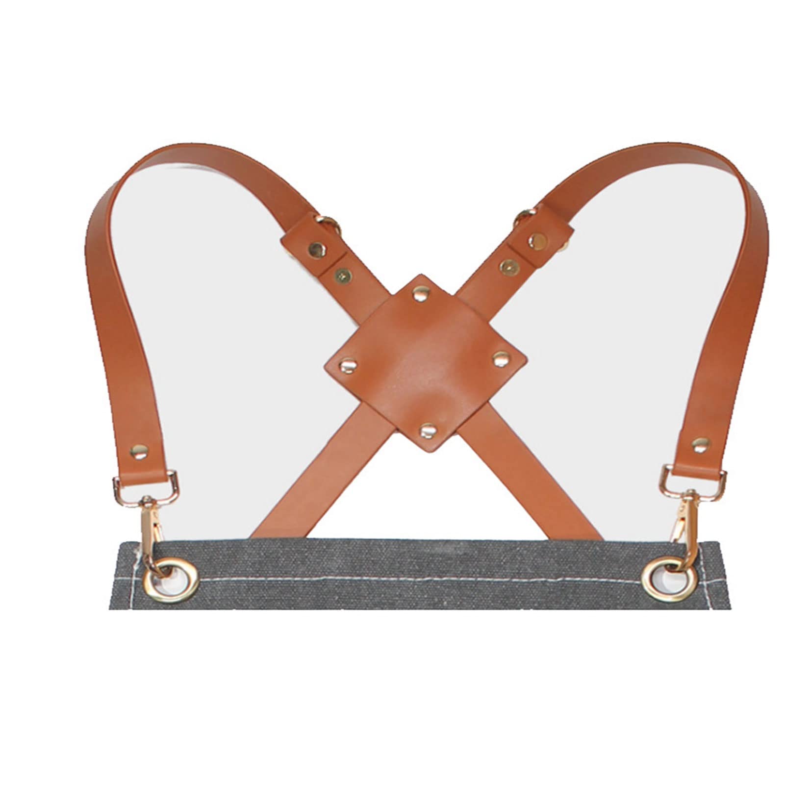 Grembiule Da Lavoro In Tela GREDINO - Cinghie Incrociate Regolabili Per Uomini E Donne - Foto 10