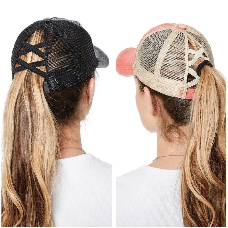 Casquette de baseball queue de cheval qui ne gâche plus vos coiffures d'été