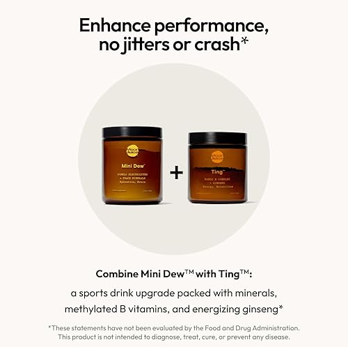 Miniatura 9 de Moon Juice Mini polvo de electrolitos de rocío, minerales sin azúcar y polvo de hidratación electrolítica para hidratación instantánea y apoyo