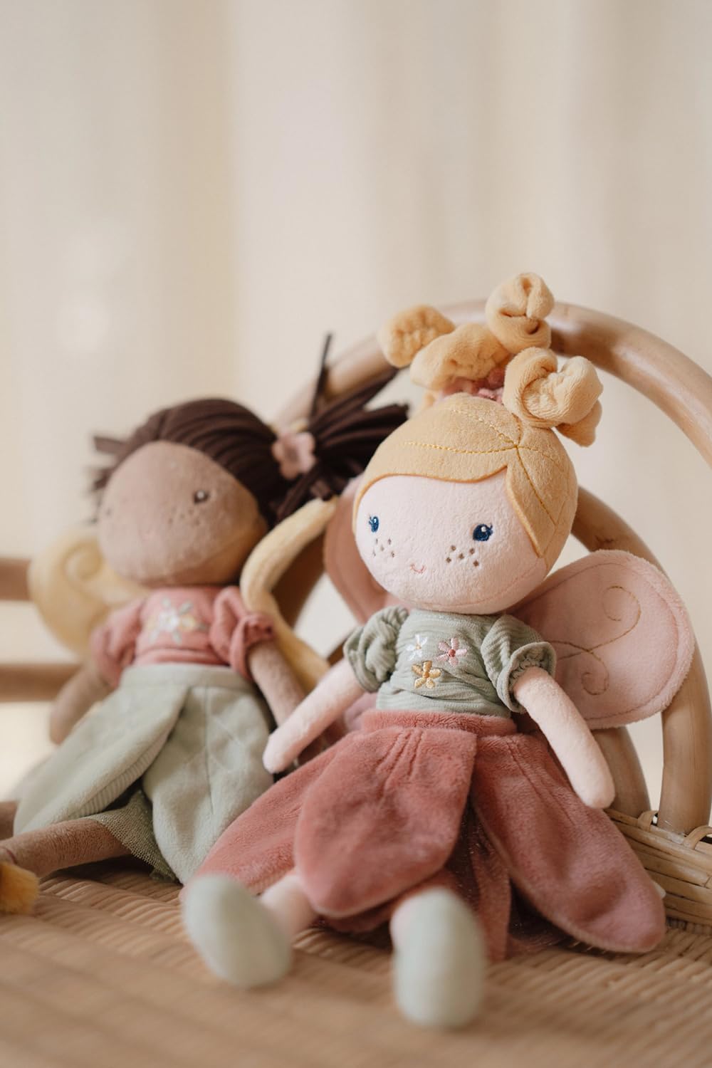 Little Dutch Weiche Stoffpuppe Kuschelpuppe - Fee Mila - 35 cm groß - für Mädchen ab 12 Monate